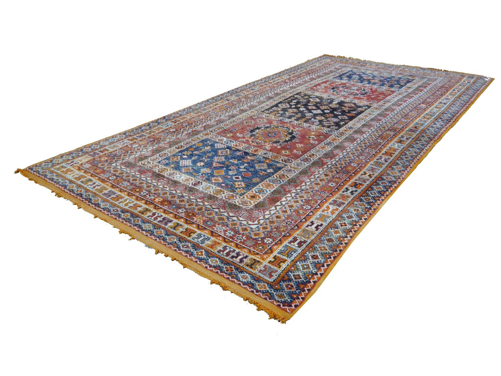 Oversized Moroccan Vintage Rug North African Tribal Design Djoharian Collection For Sale 10