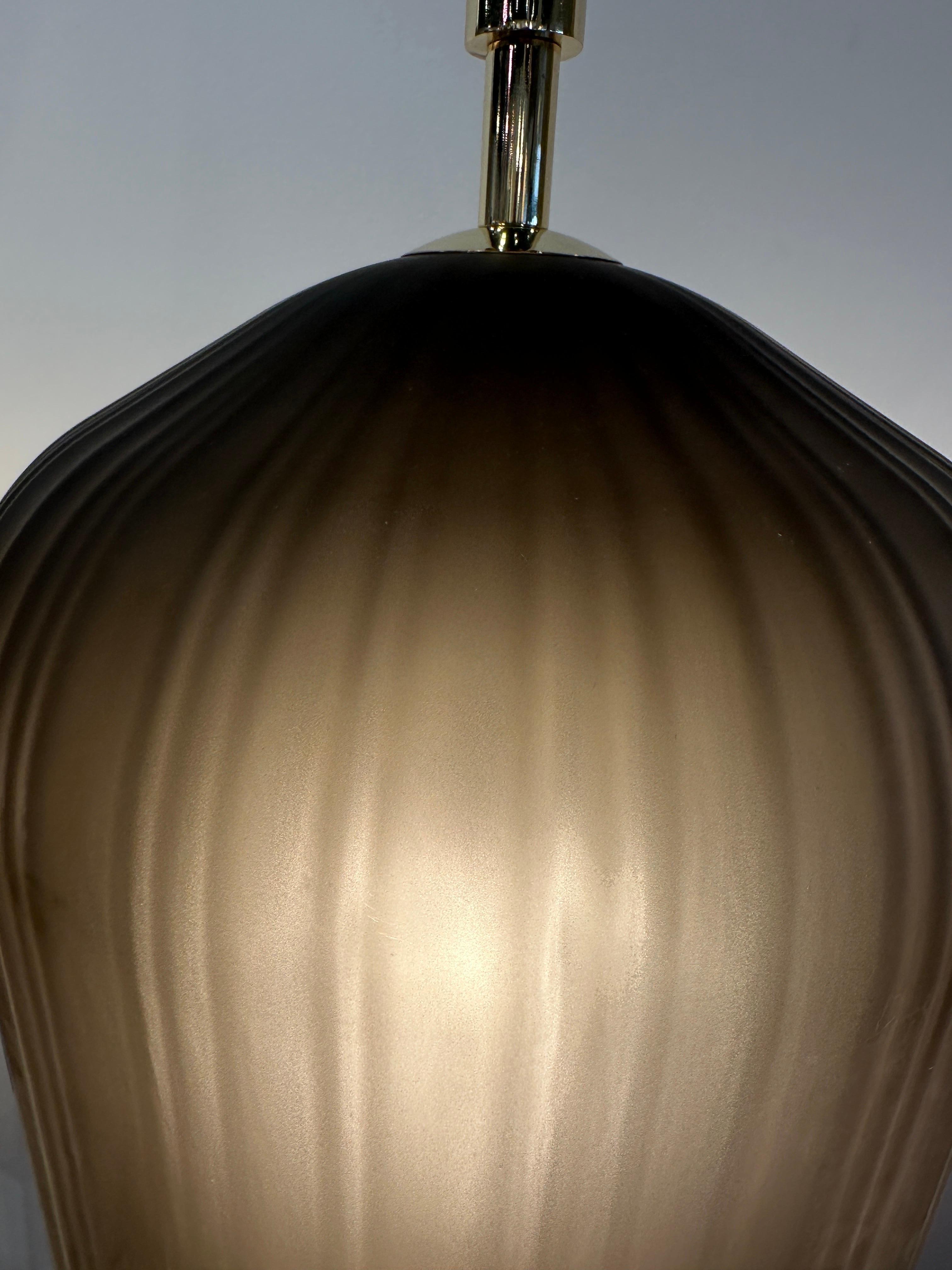 Paire de lampes de table lanterne surdimensionnée en verre de Murano Bon état - En vente à East Hampton, NY