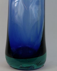 Oversized Murano Hand Blown Glass Shaped Vase