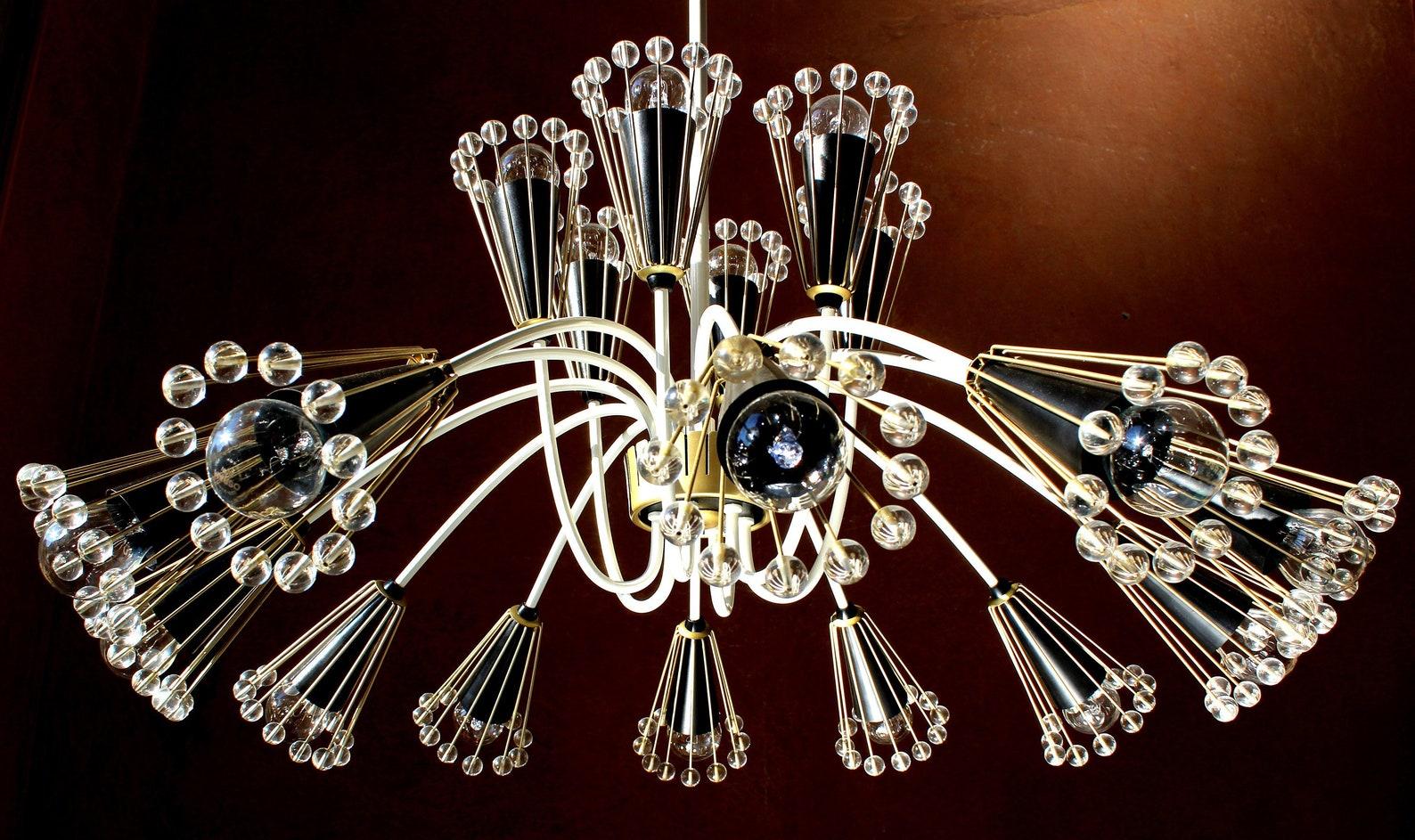 Oversized Opera Cinema Chandelier, Germany, 1957 In Good Condition In Berlin, DE