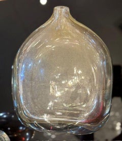 Vaso a forma organica di Murano sovradimensionato in oro 23 carati, Contemporary