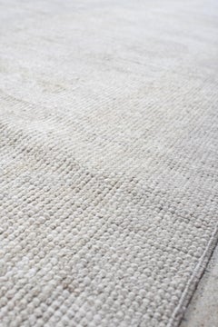 Oversized Oushak Carpet, Pale Gray Field, circa 1930s