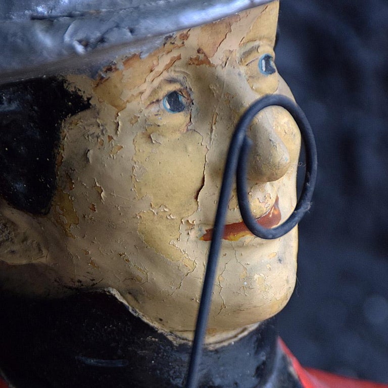 Oversized Papier Mâché Johnnie Walker Whisky English Advertising Figure