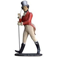 Oversized Papier Mâché Johnnie Walker Whisky English Advertising Figure