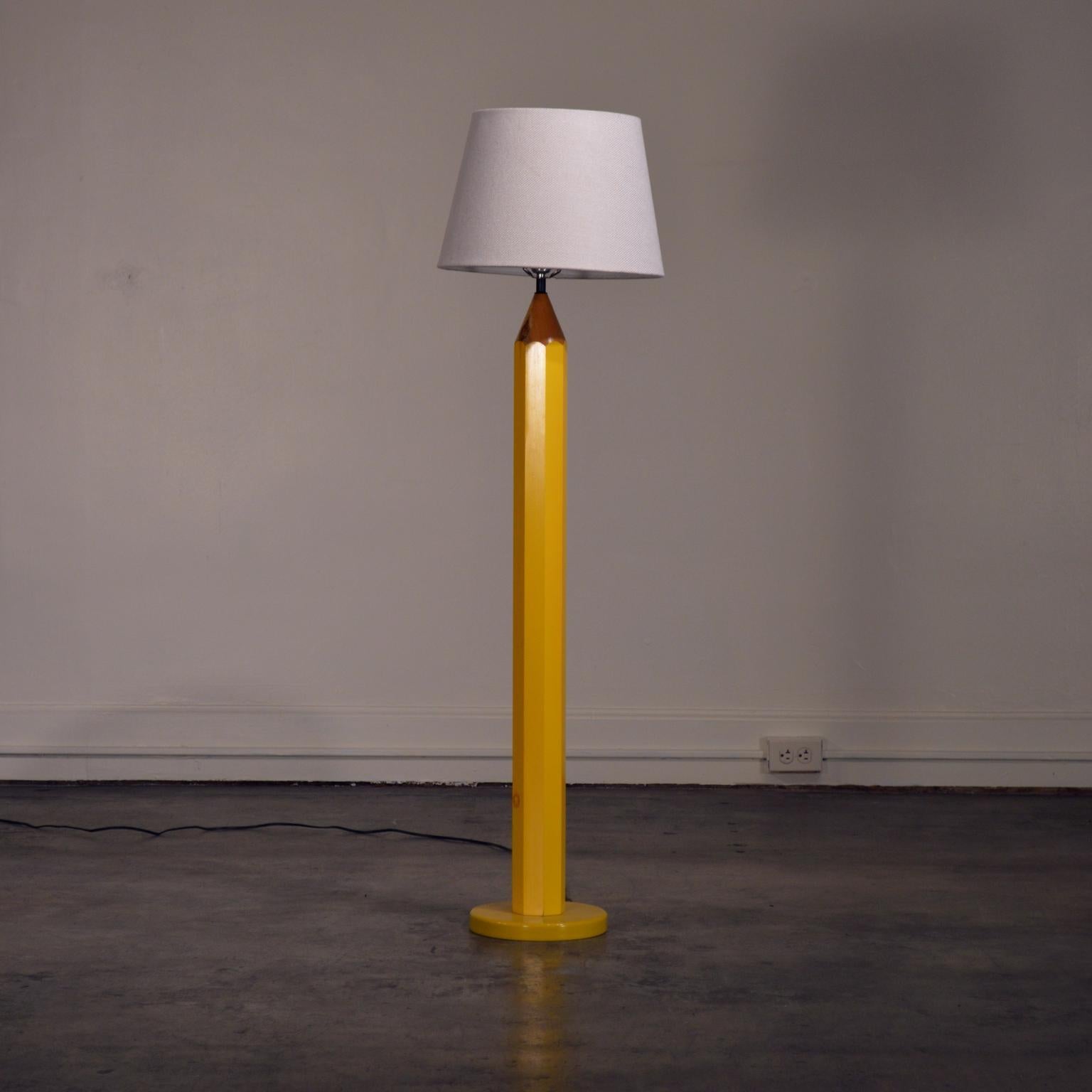 20th Century Oversized Pencil Floor Lamp by Lightolier