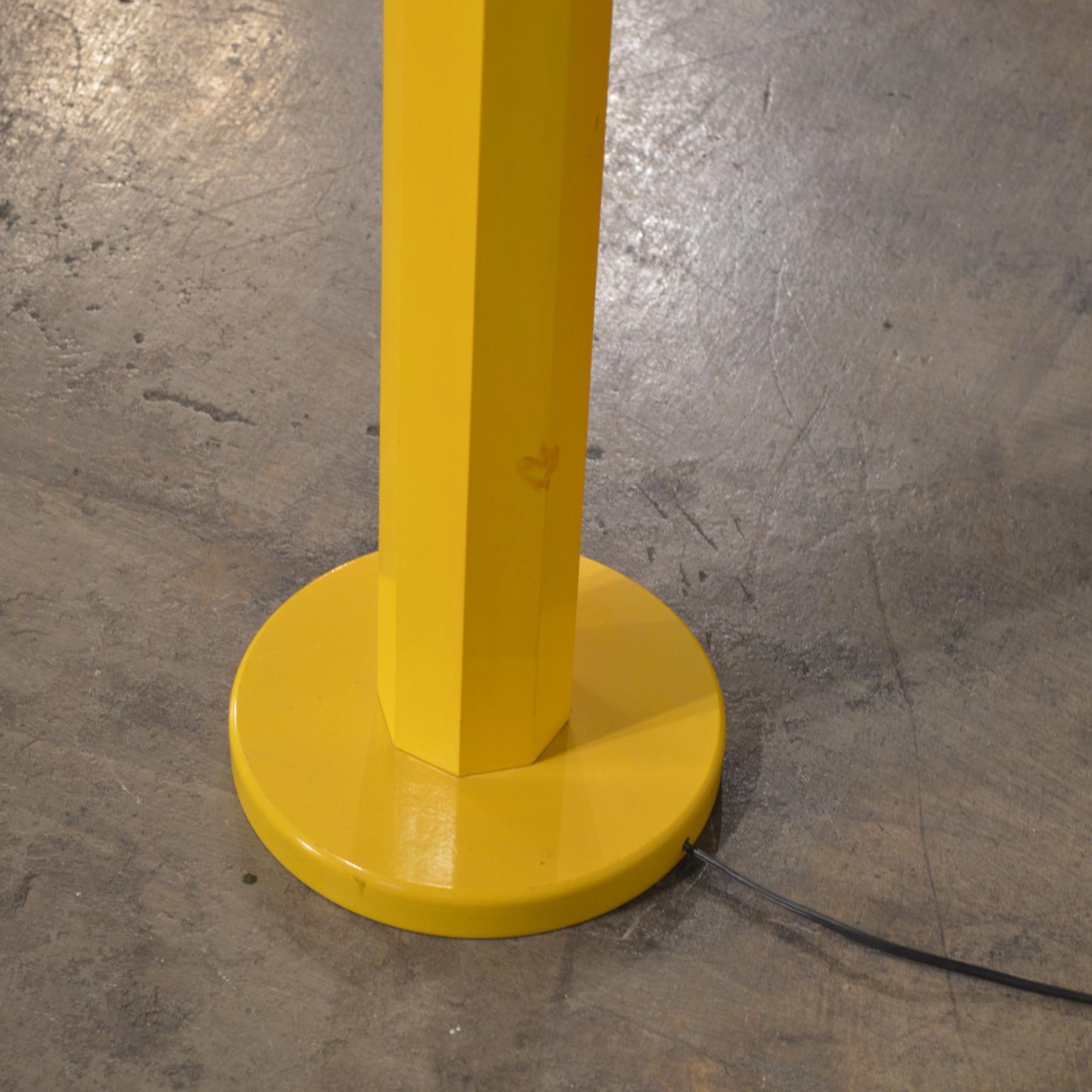 Lacquered Oversized Pencil Floor Lamp by Lightolier
