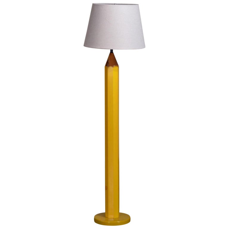 Oversized Pencil Floor Lamp By, Pencil Table Lamp