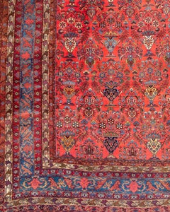Oversized Persian Bidjar Carpet, c. 1900