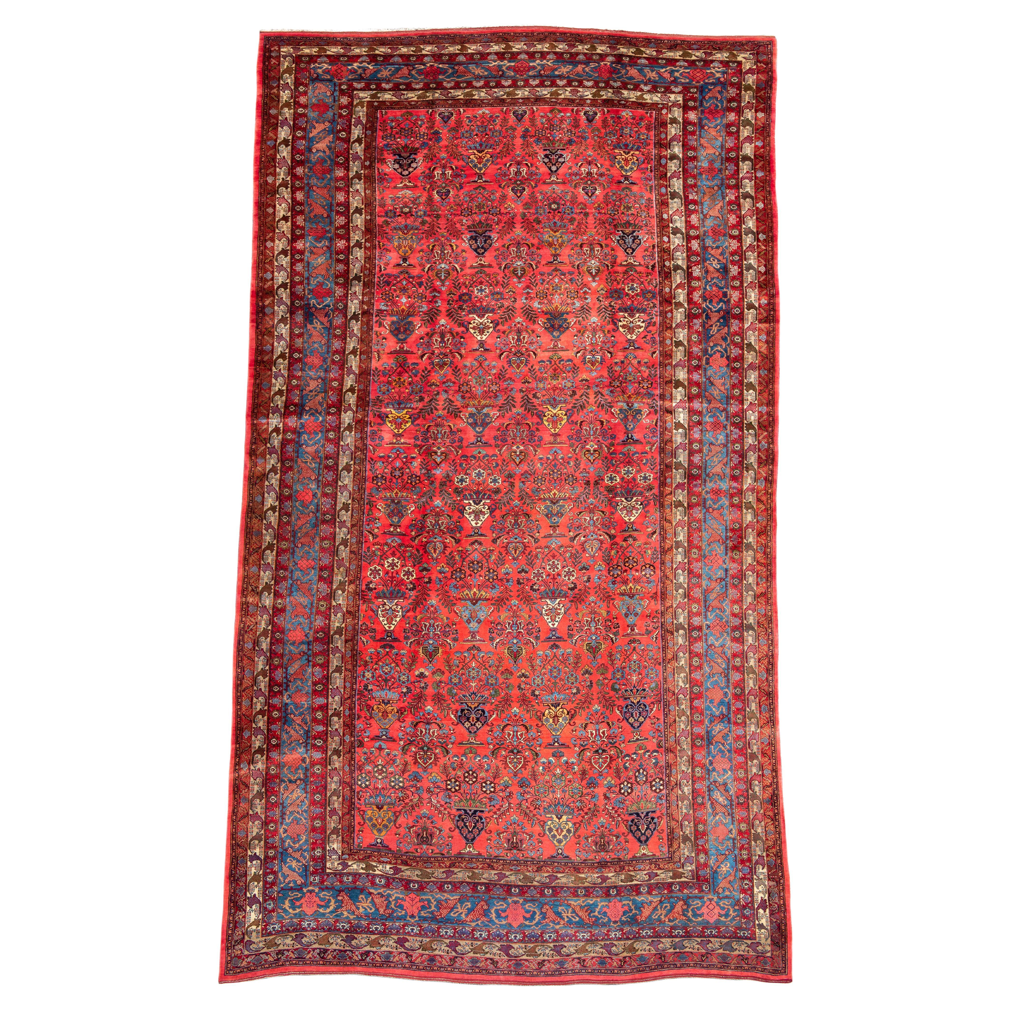 Oversized Persian Bidjar Carpet, c. 1900 For Sale