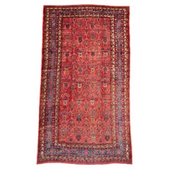 Alfombra persa bidjar de gran tamaño, c. 1900