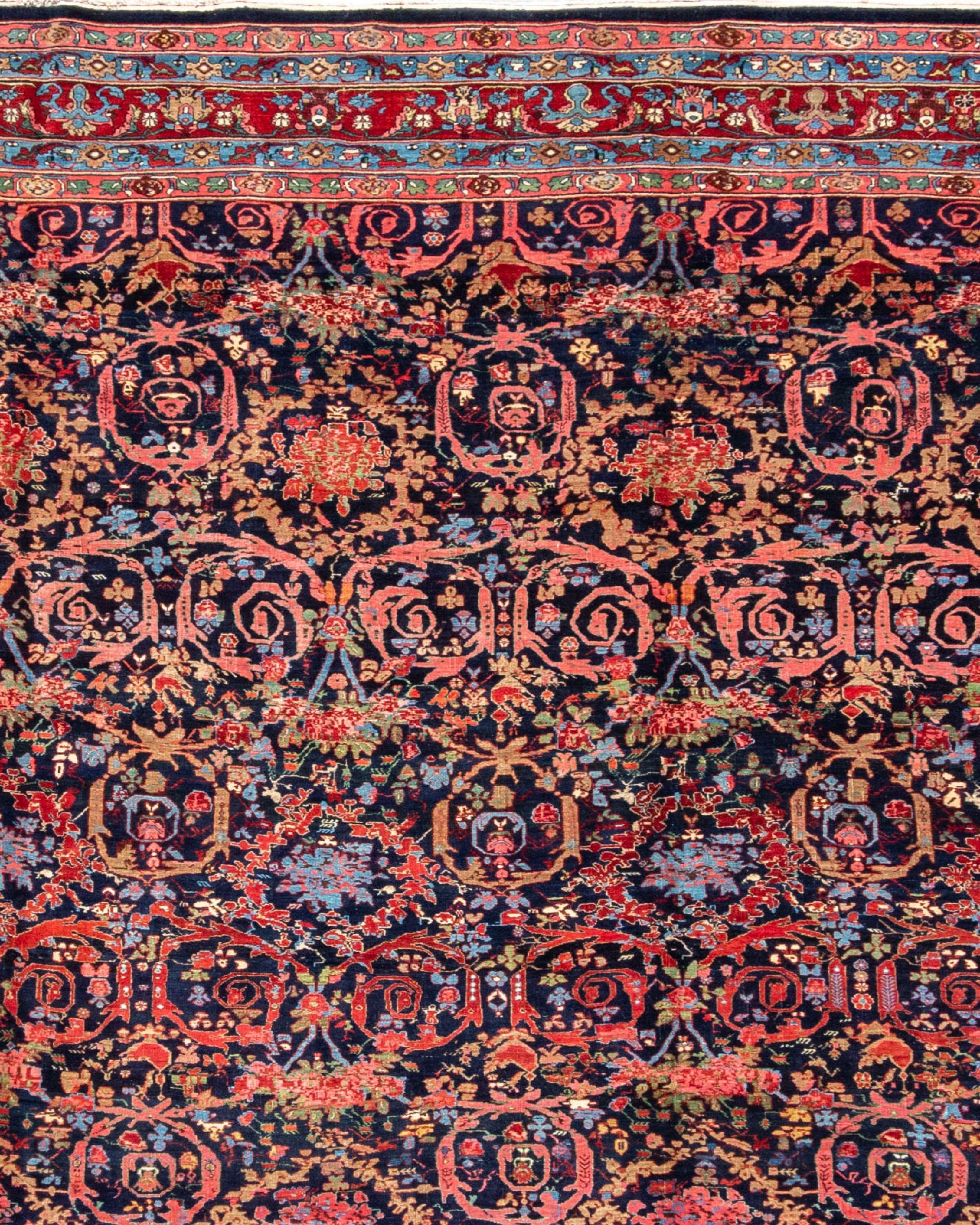 Tapis persan Bidjar surdimensionné, début du 20e siècle Excellent état - En vente à San Francisco, CA
