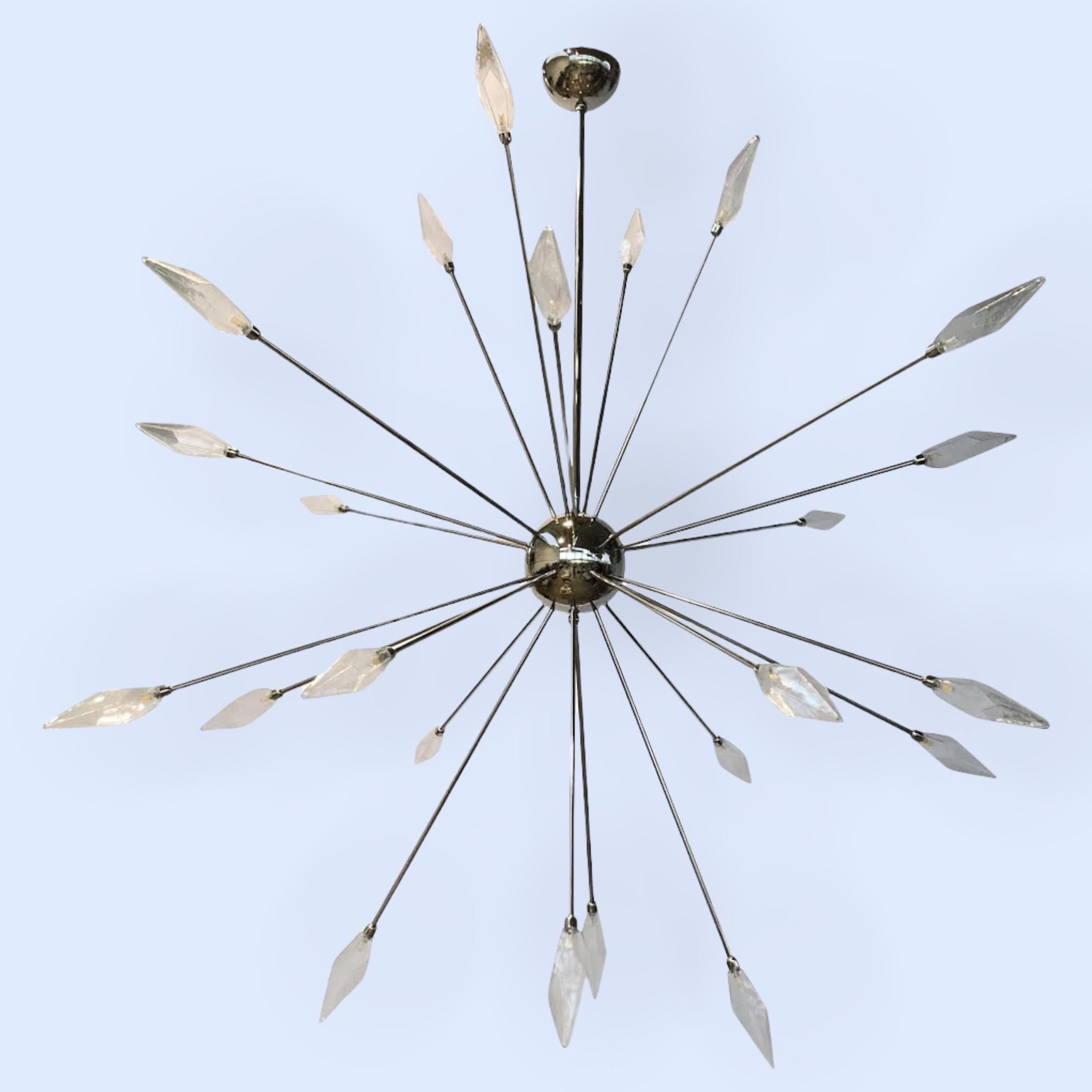 Oversized Polyhedron Sputnik Chandelier by Fabio Ltd For Sale 3