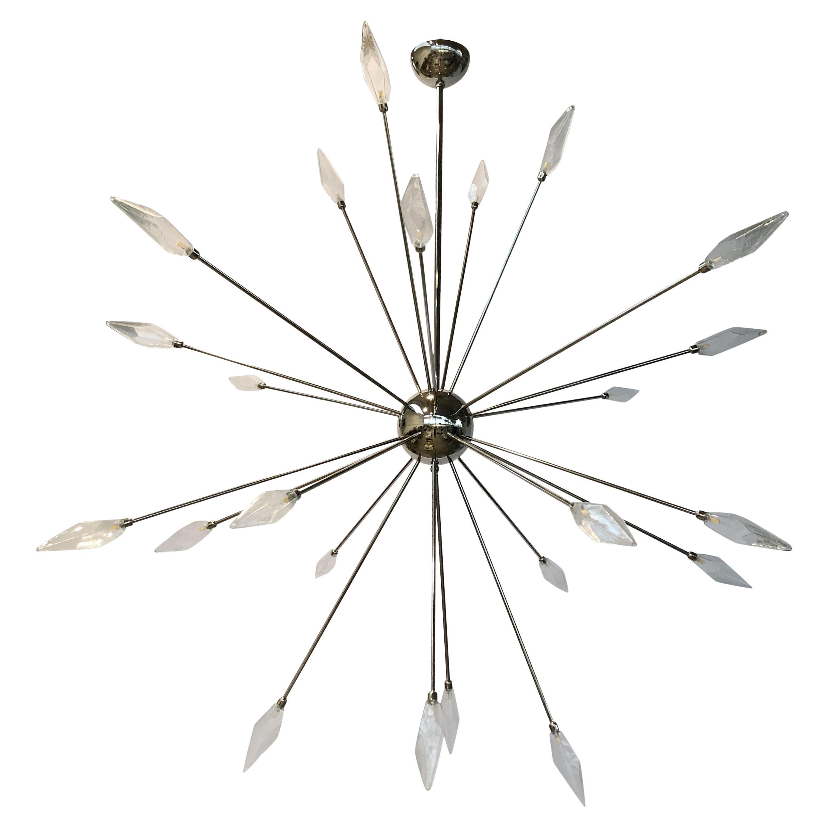 Oversized Polyhedron Sputnik Chandelier by Fabio Ltd For Sale