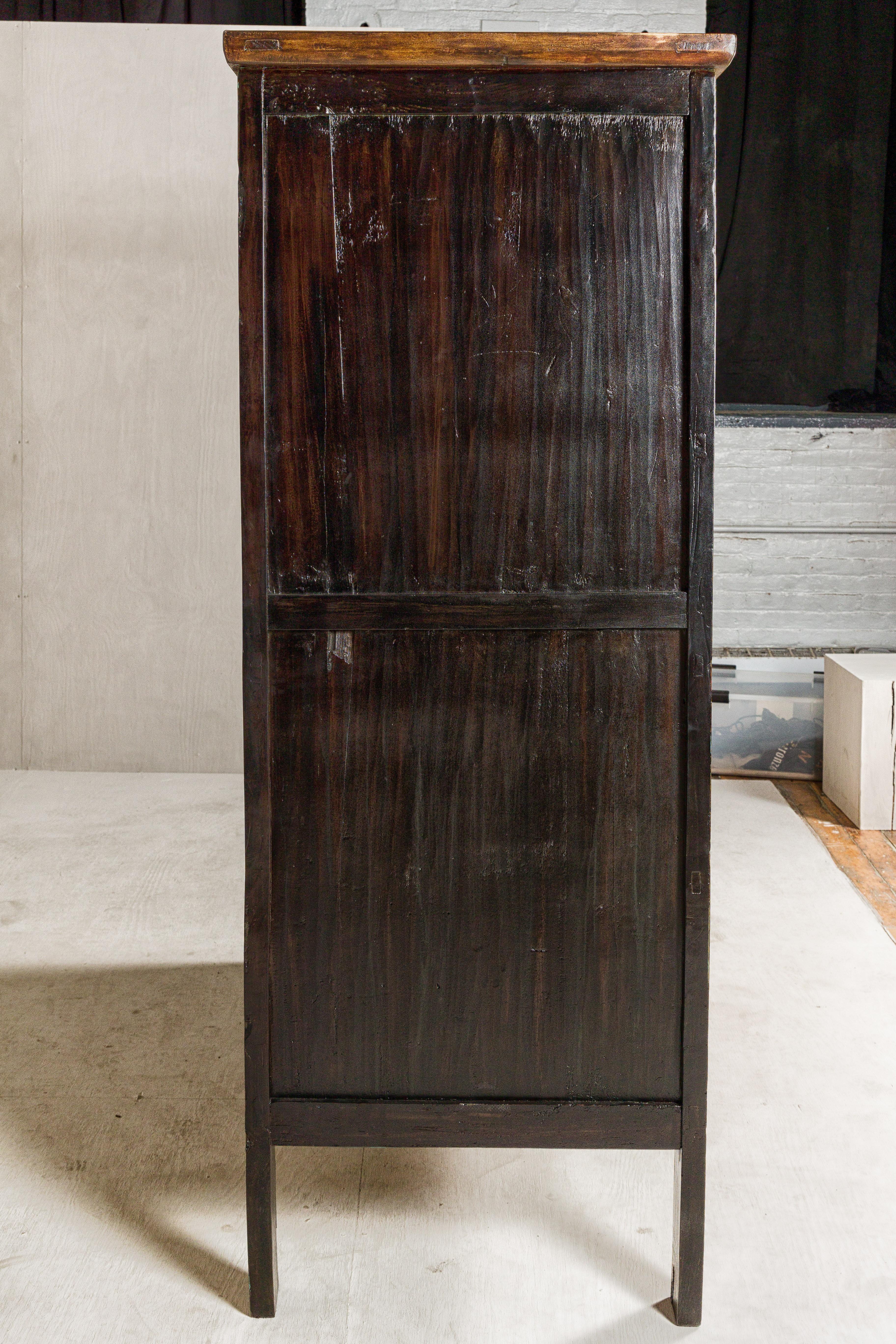 Oversized Qing Apothecary Cabinet with 76 Drawers and Chinese Calligraphy For Sale 5