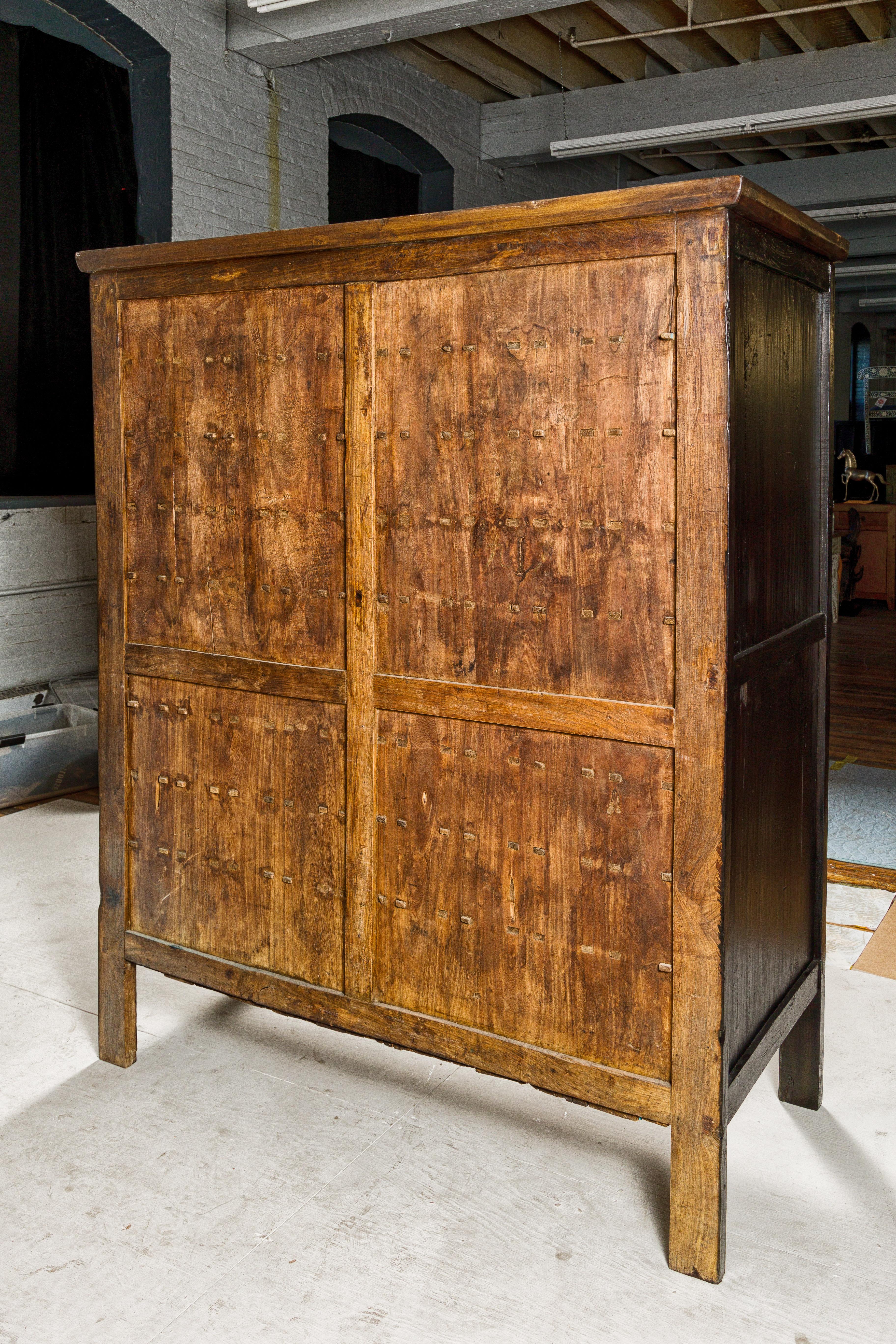 Oversized Qing Apothecary Cabinet with 76 Drawers and Chinese Calligraphy For Sale 6