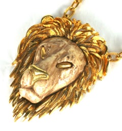 Oversized Razza Lion Head Necklace