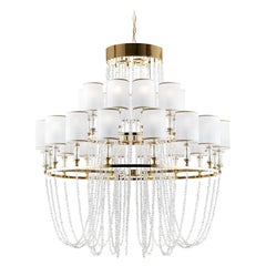 Lampadario ad anello sovradimensionato