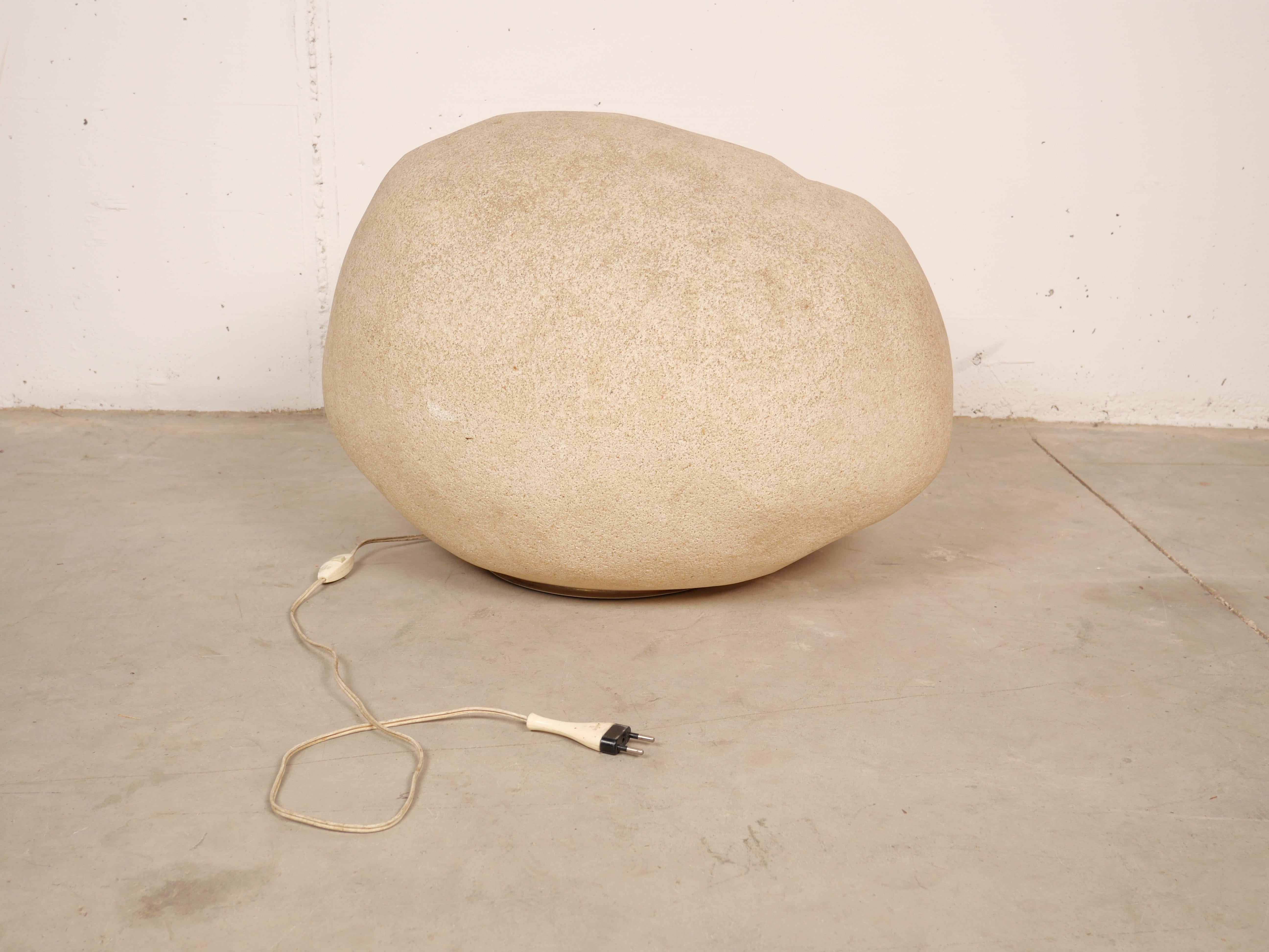 Modern Oversized Rock Lamp 