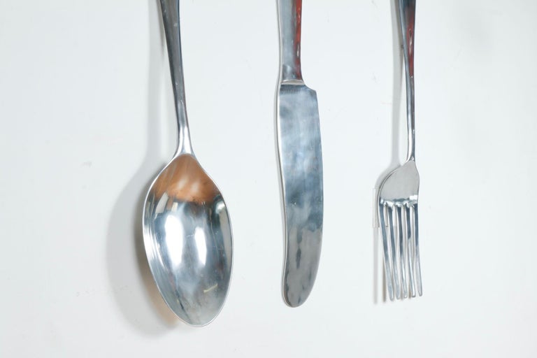 Oversized Set of Kitchen Utensils Wall Decor For Sale at 1stDibs