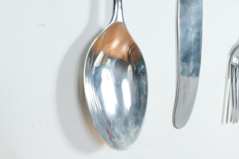 Oversized Set of Kitchen Utensils Wall Decor For Sale at 1stDibs