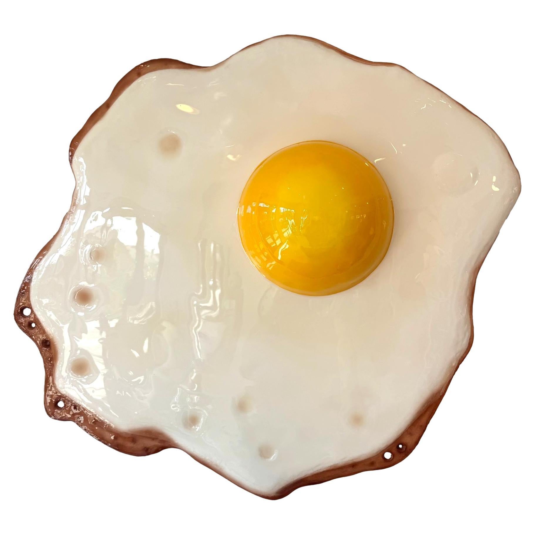Überdimensionale Sunny Side Up Egg-Skulptur, 2022 USA im Angebot