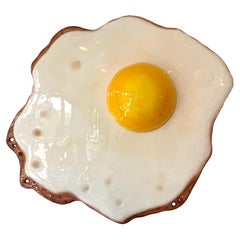 Überdimensionale Sunny Side Up Egg-Skulptur, 2022 USA