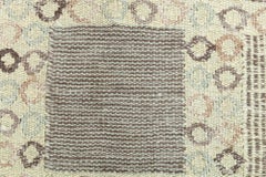 Oversized Swedish Design Flat-Weave Rug in Natural Wool by Doris Leslie Blau