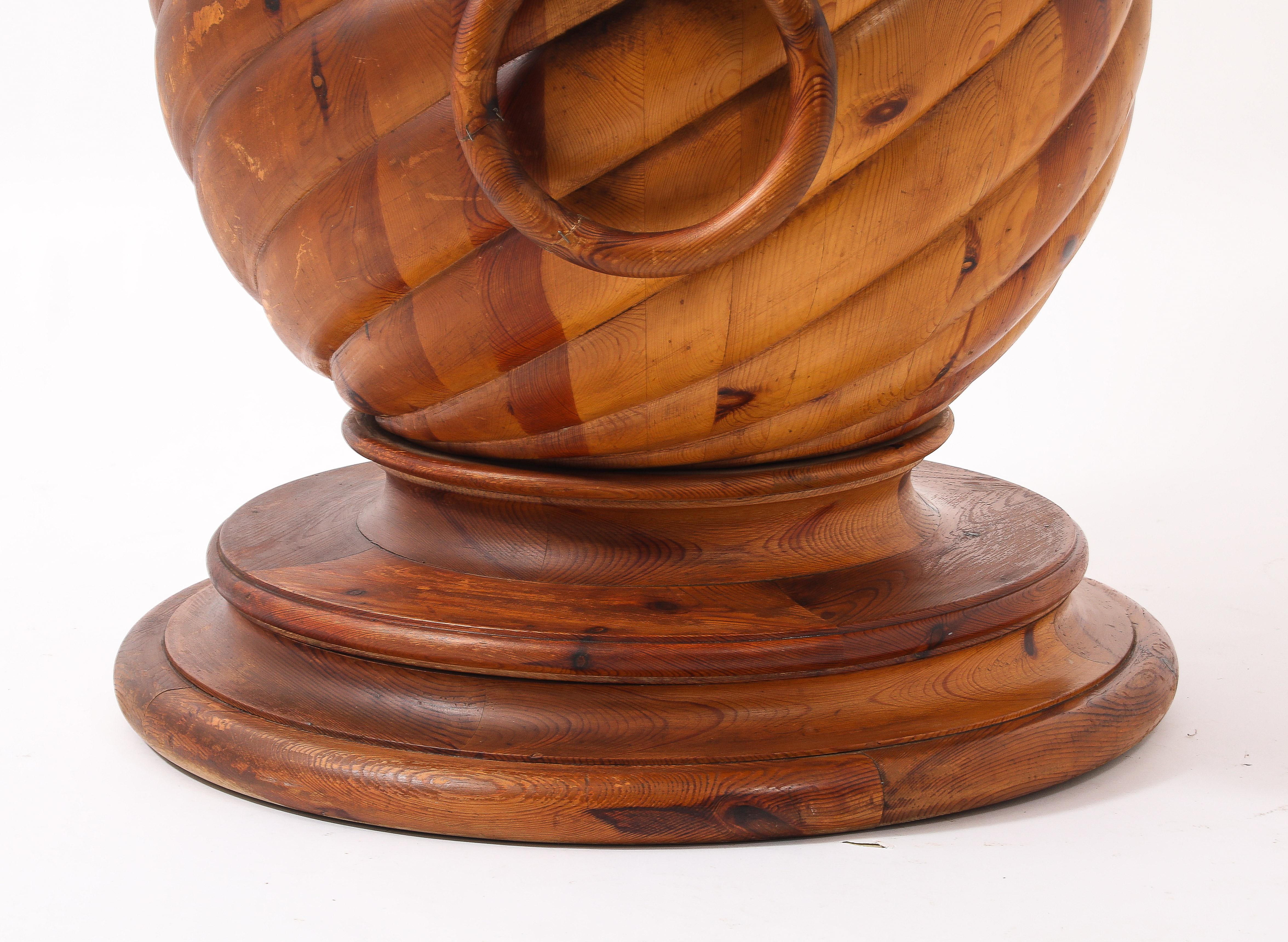 Jardini�ère surdimensionnée en pin suédois, Suède, années 1960 en vente 6