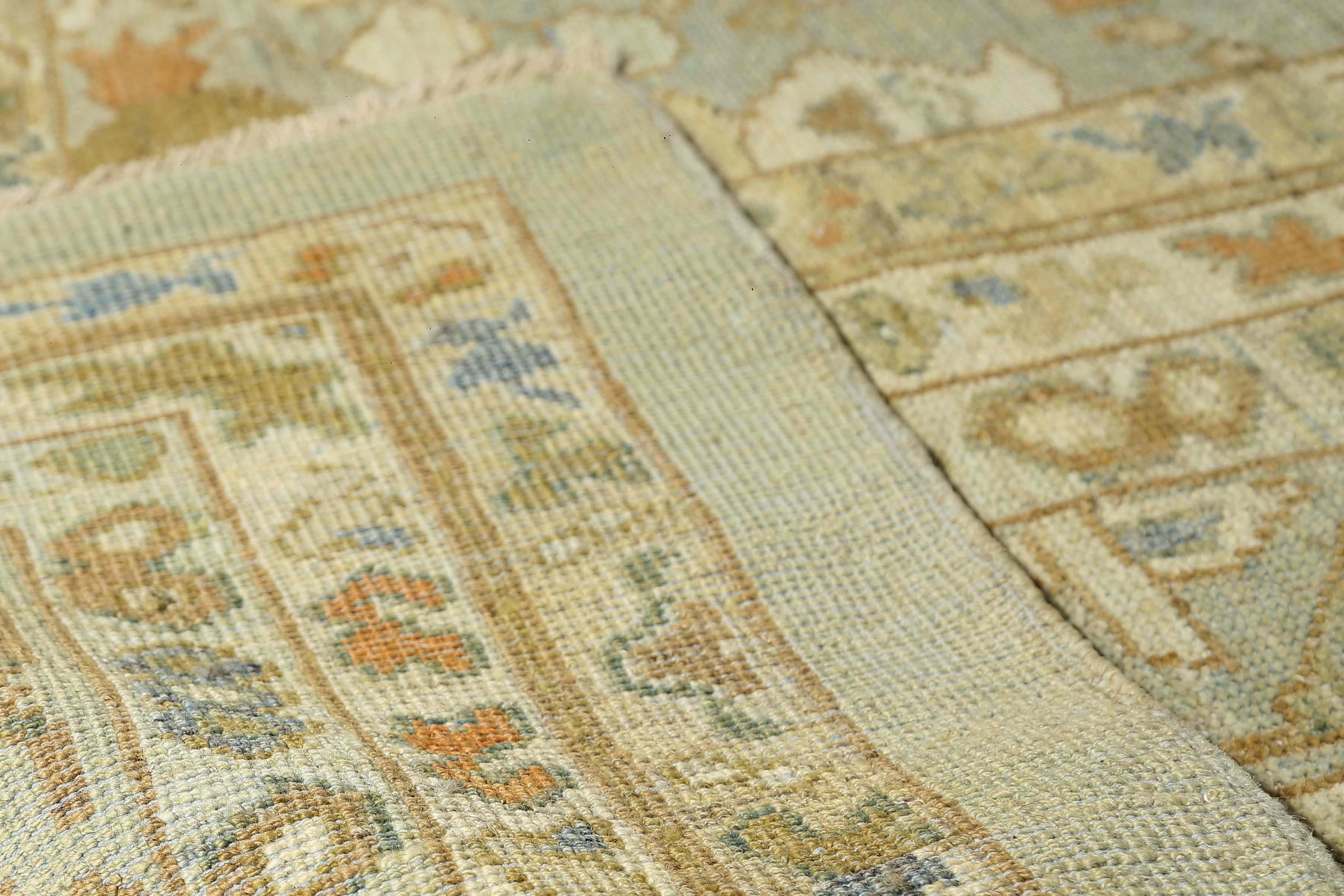 Afghanistan Sultanabad-Teppiche Circa 1990 - Wolle Elfenbein Design - 95546 (20. Jahrhundert) im Angebot