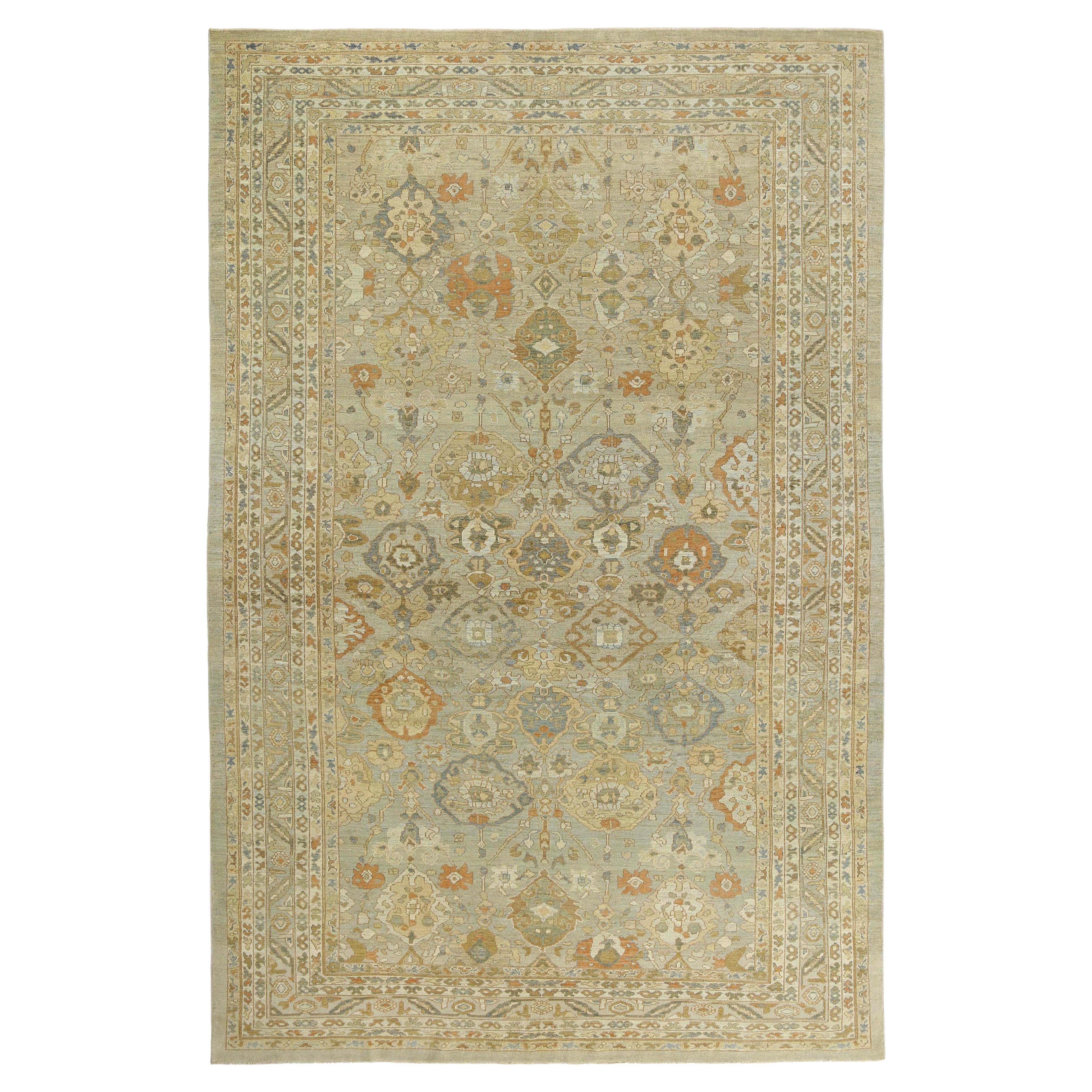 Oversized Turkish Sultanabad Rug For Sale