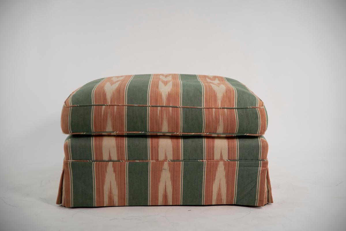 Upholstery Oversized Upholstered Armchair & Ottoman 