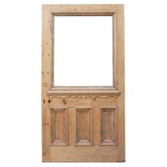 Used Oversized Victorian Pine Door for Glazing