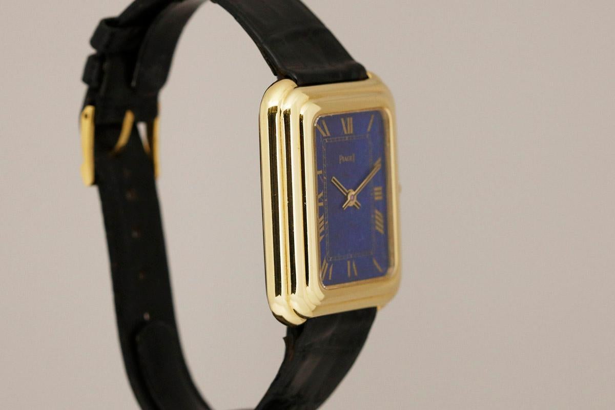 Oversized Vintage 18 Karat Yellow Gold Piaget Beta-21 Quartz Ref 141401 5