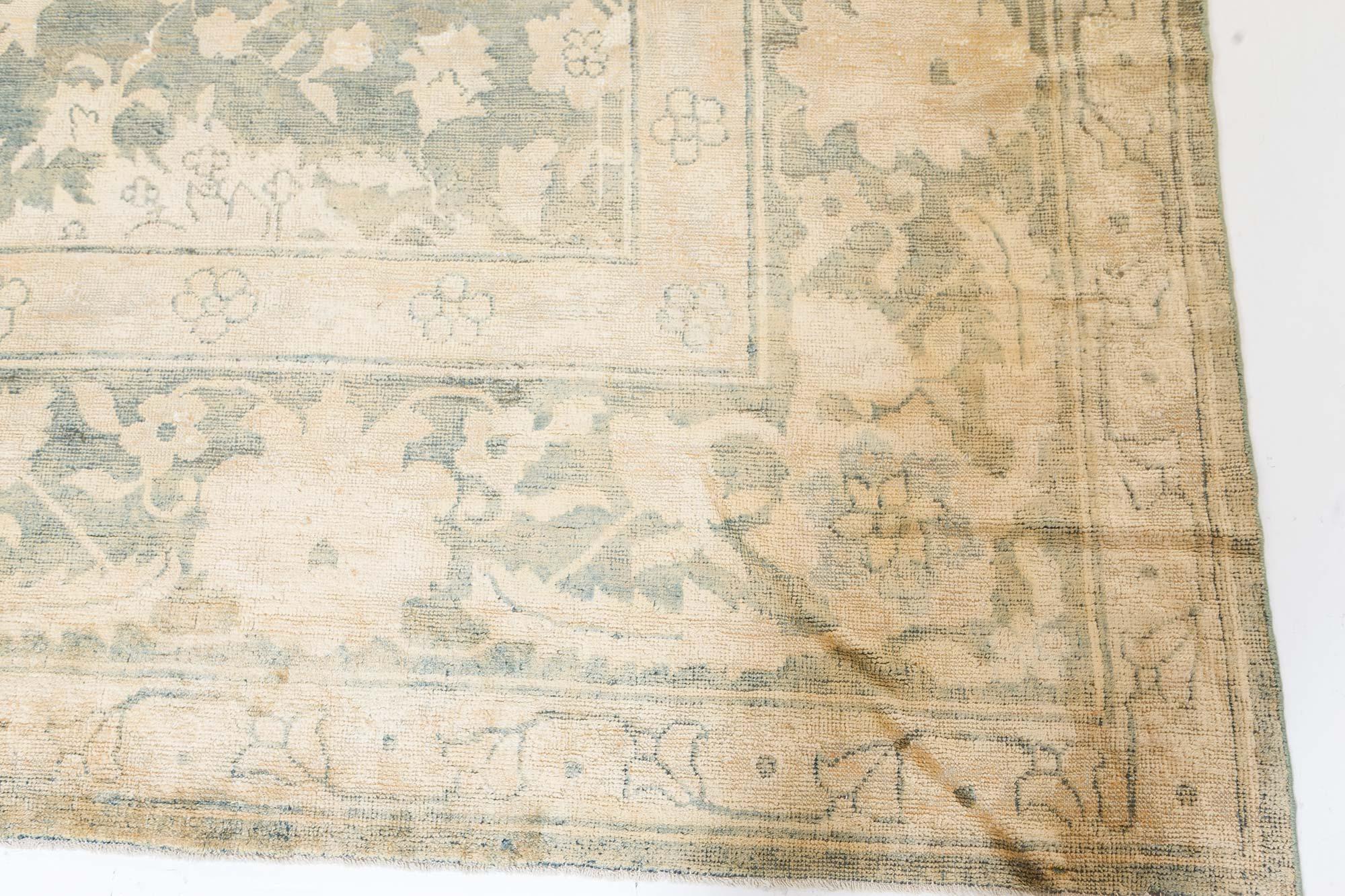 Hand-Knotted Oversized Vintage Chinese Carpet For Sale