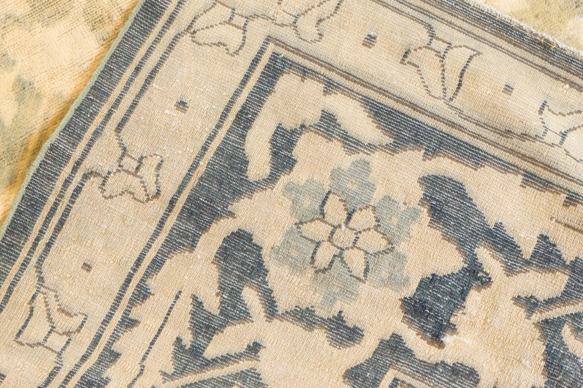 Chinesischer Vintage-Teppich in Übergröße im Angebot 3