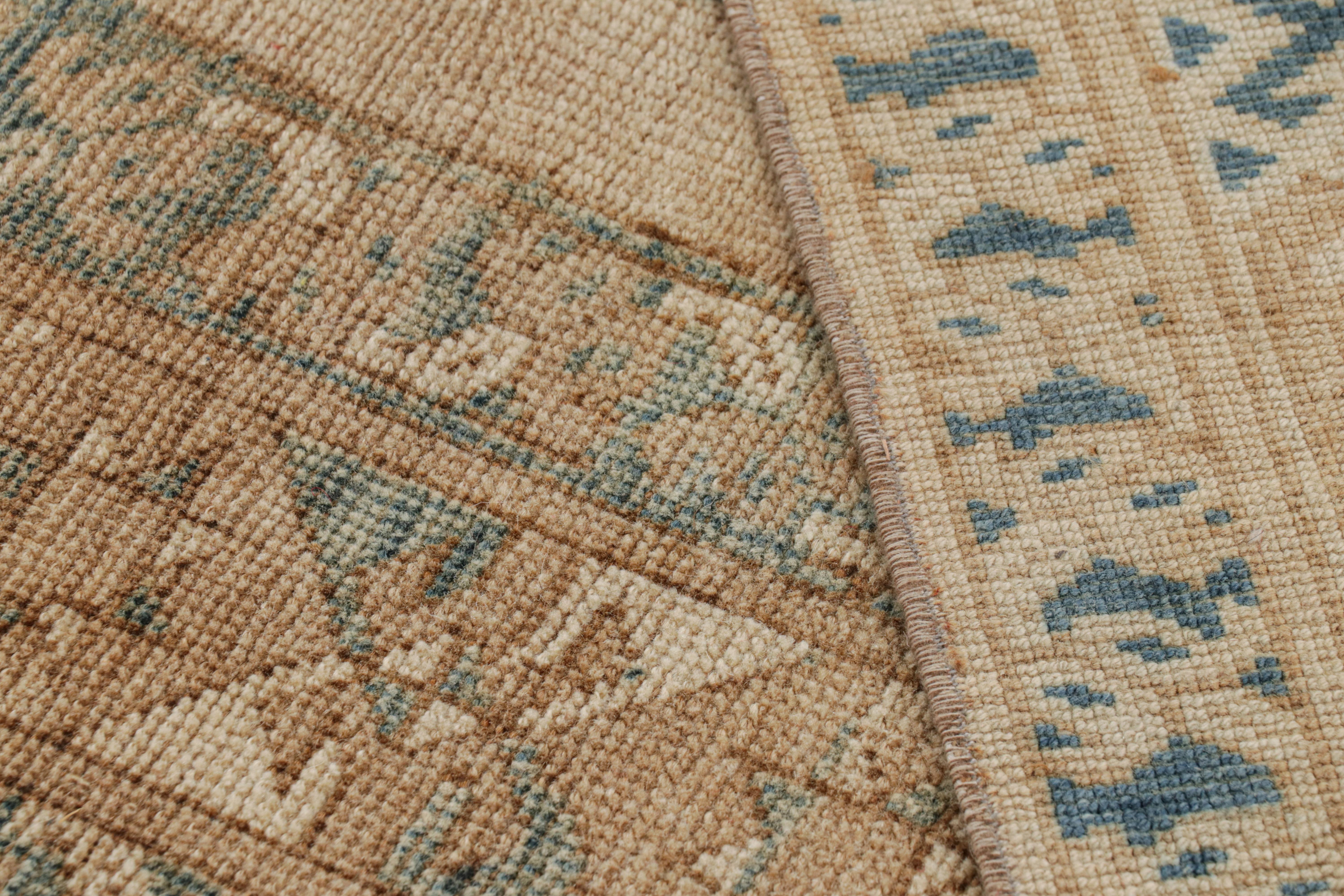 Wool Oversized Vintage Ersari Rug with Geometric Medallions, from Rug & Kilim For Sale