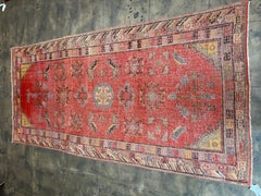 Oversized Vintage Khotan Samarkand Rug With Tribal Symbols – 11'5" X 5'8"
