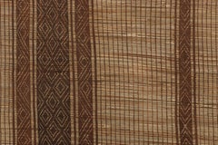 Tappeto Tuareg d'epoca oversize a strisce marroni - Rug & Kilim