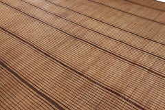 Oversized Vintage Moroccan Tuareg Mat, with Geometric Stripes, from Rug & Kilim