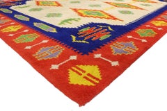 Oversized Vintage Rabat Moroccan Rug, Hotel Lobby Size Carpet