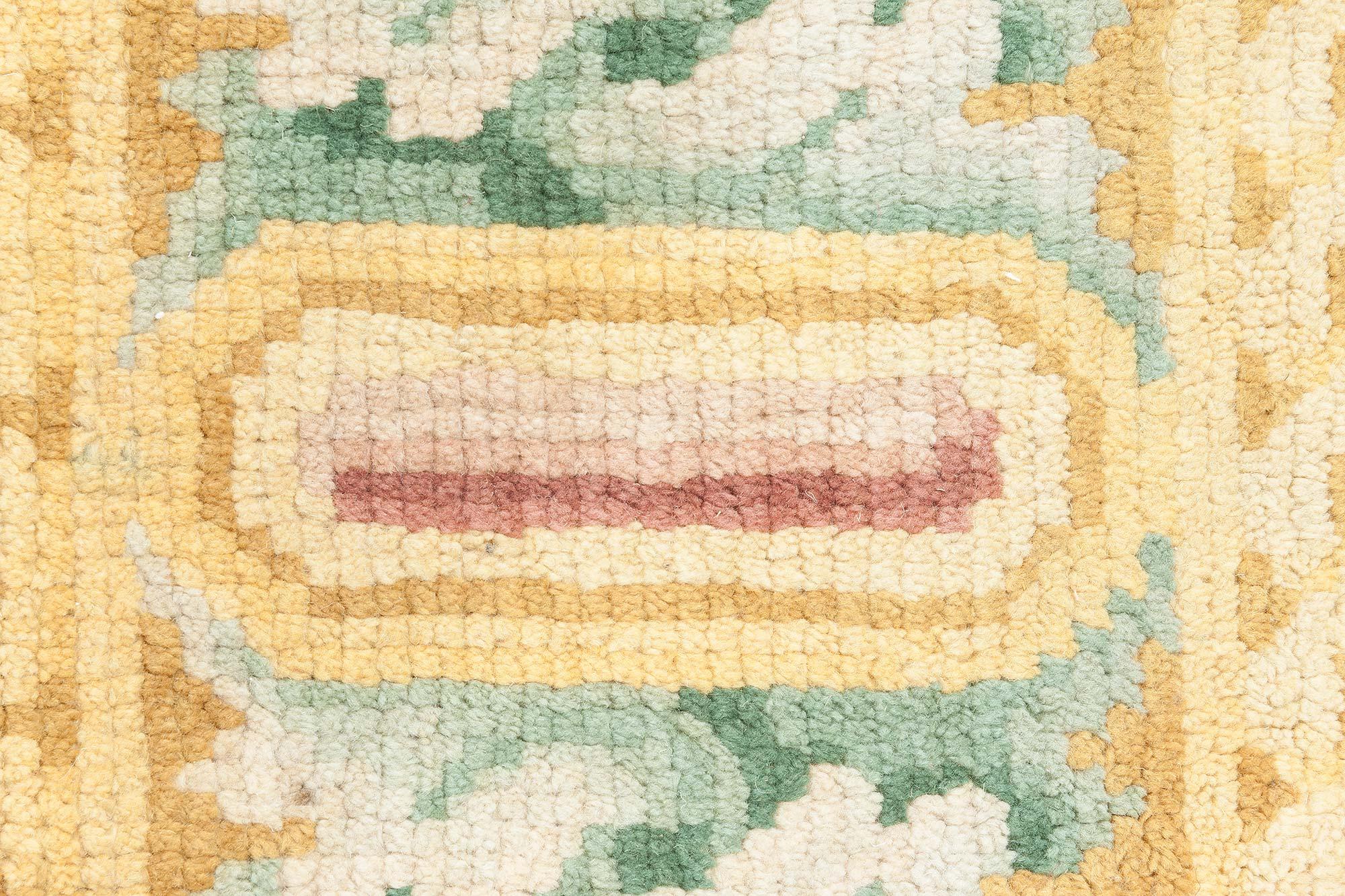 Oversized Vintage Spanish Savonnerie Rug Doris Leslie Blau For Sale 4