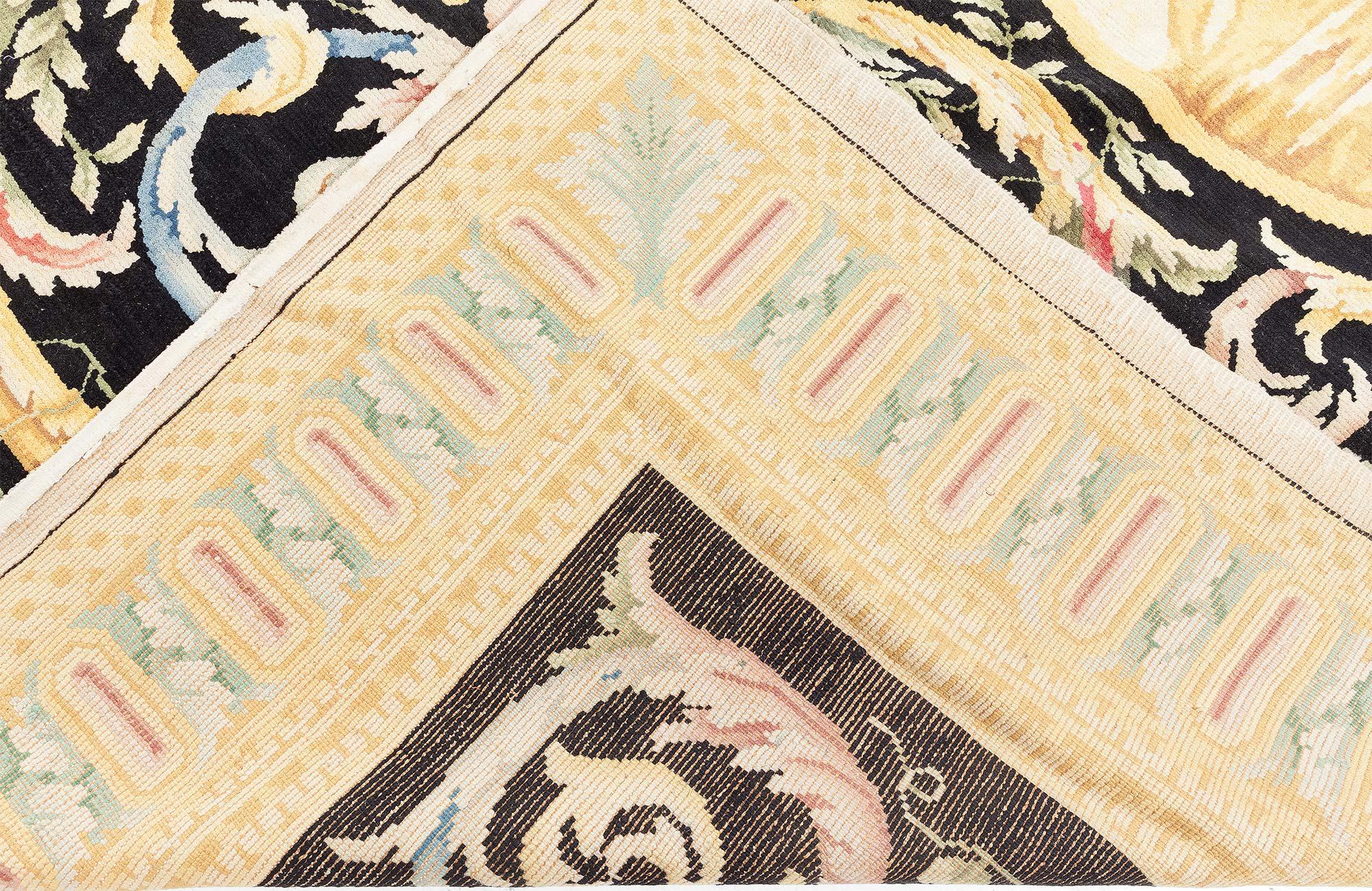 Oversized Vintage Spanish Savonnerie Rug Doris Leslie Blau For Sale 5