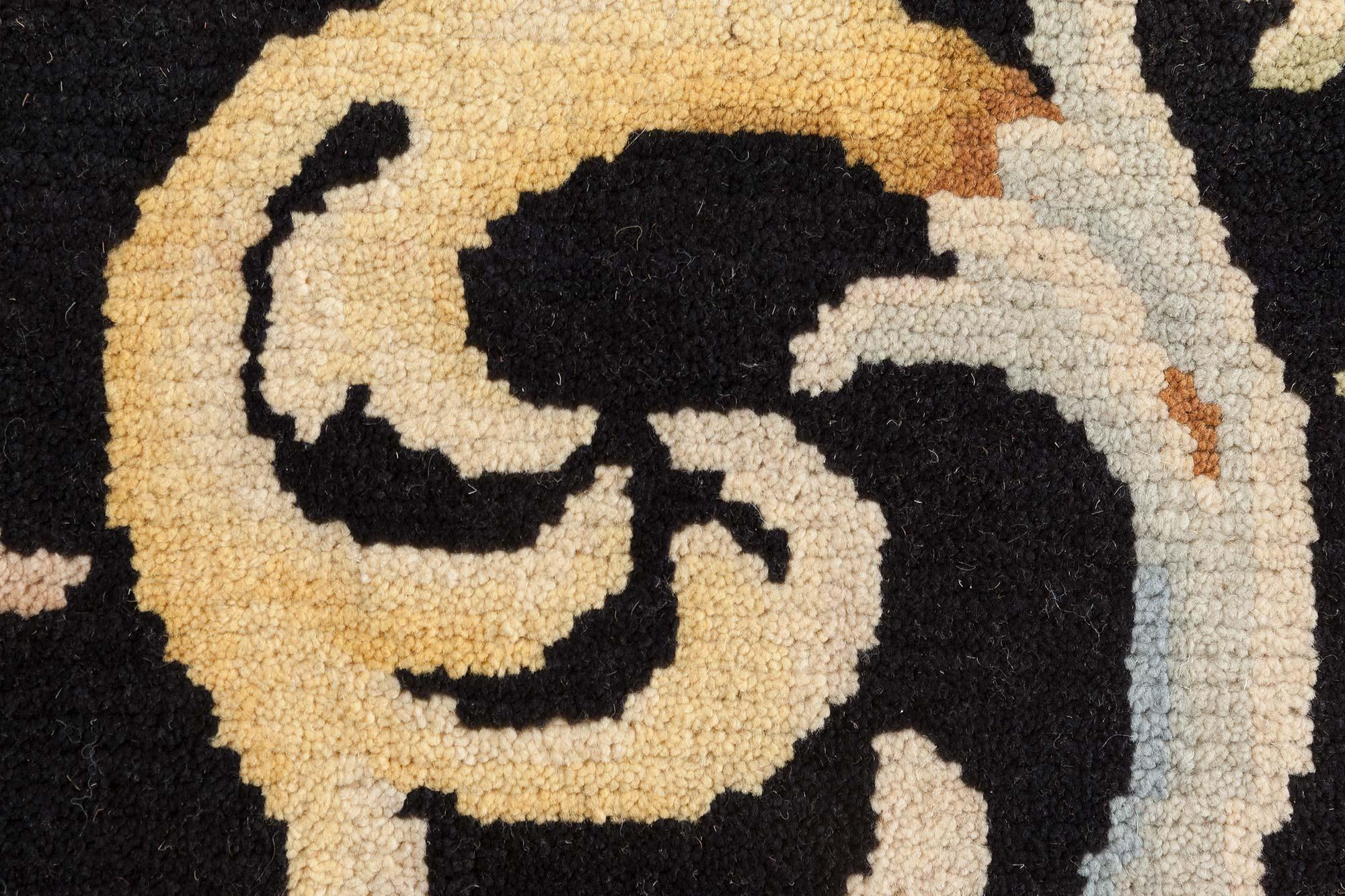 Oversized Vintage Spanish Savonnerie Rug Doris Leslie Blau For Sale 2