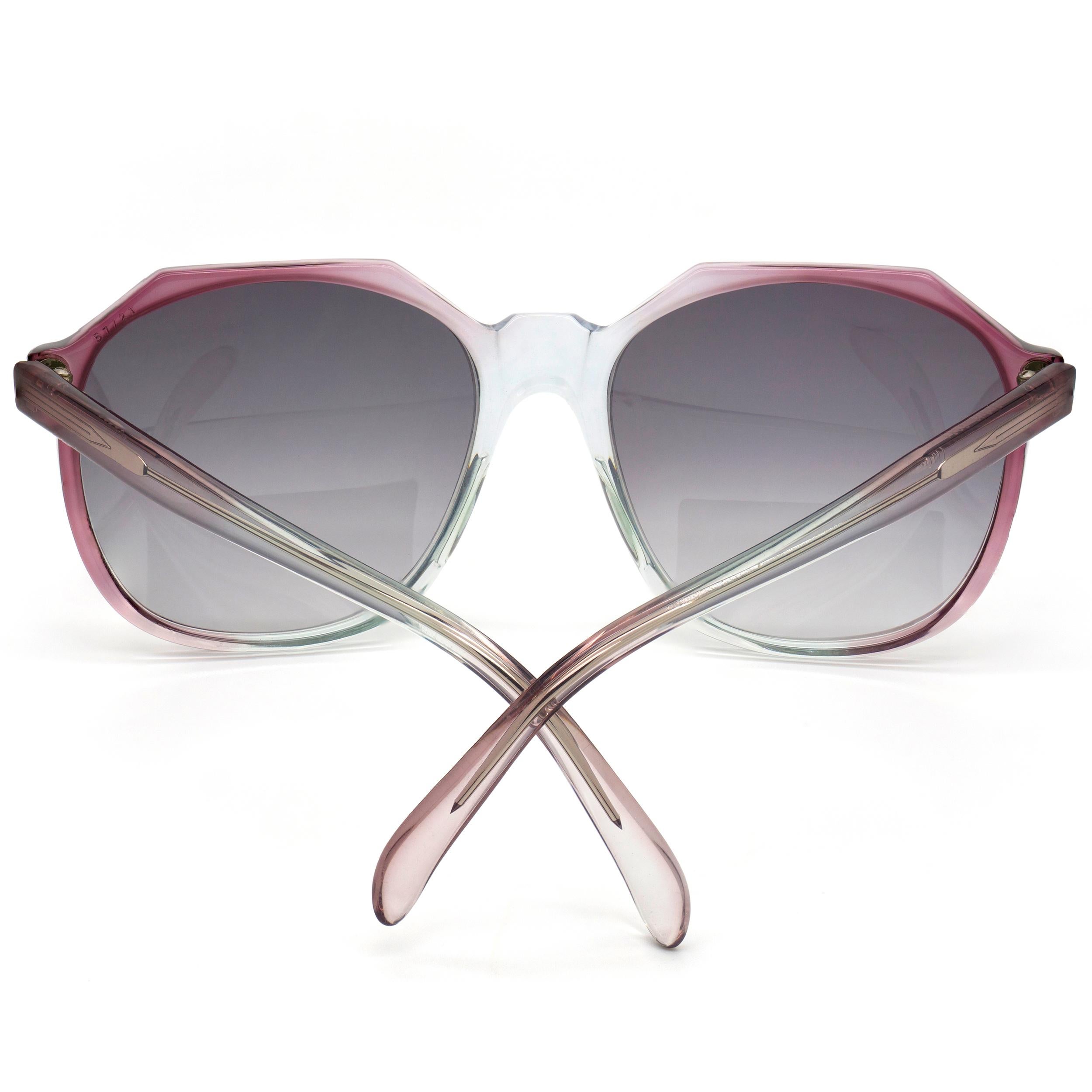 Übergroße Vintage-Sonnenbrille von Argos, Frankreich 70er Jahre (Grau) im Angebot