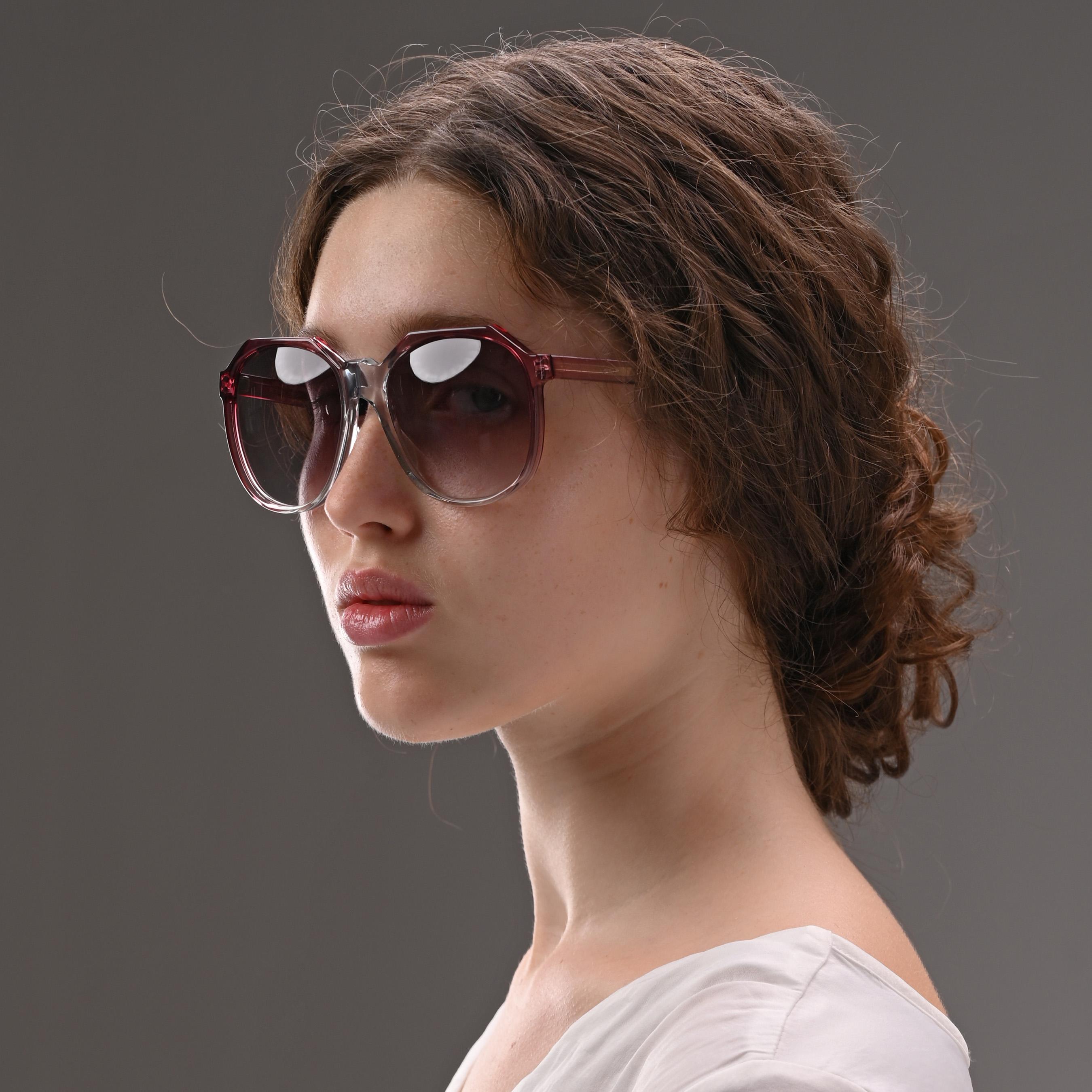 Übergroße Vintage-Sonnenbrille von Argos, Frankreich 70er Jahre Damen im Angebot
