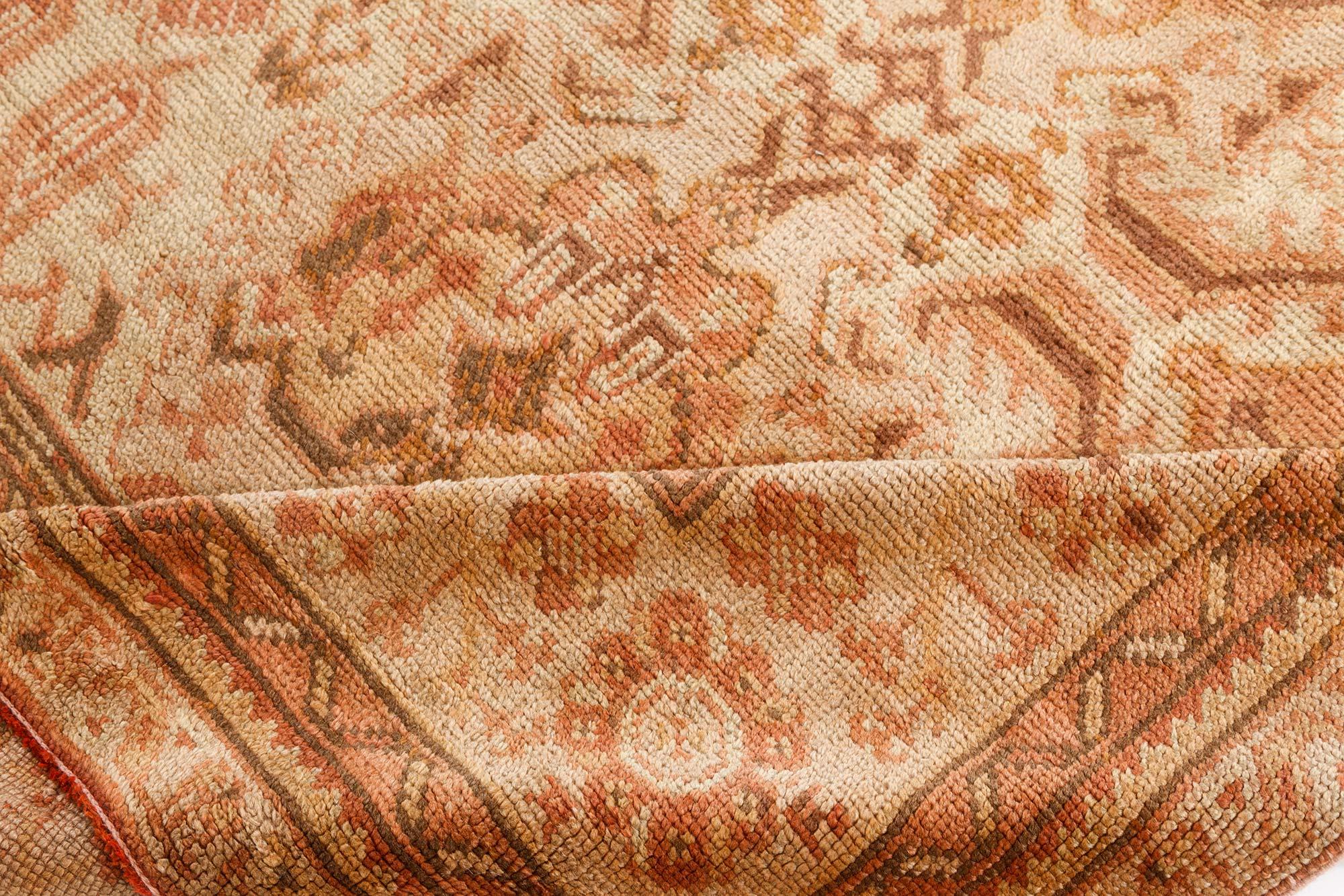 One-of-a-kind Oversized Vintage Turkish Oushak carpet
Size: 16'10
