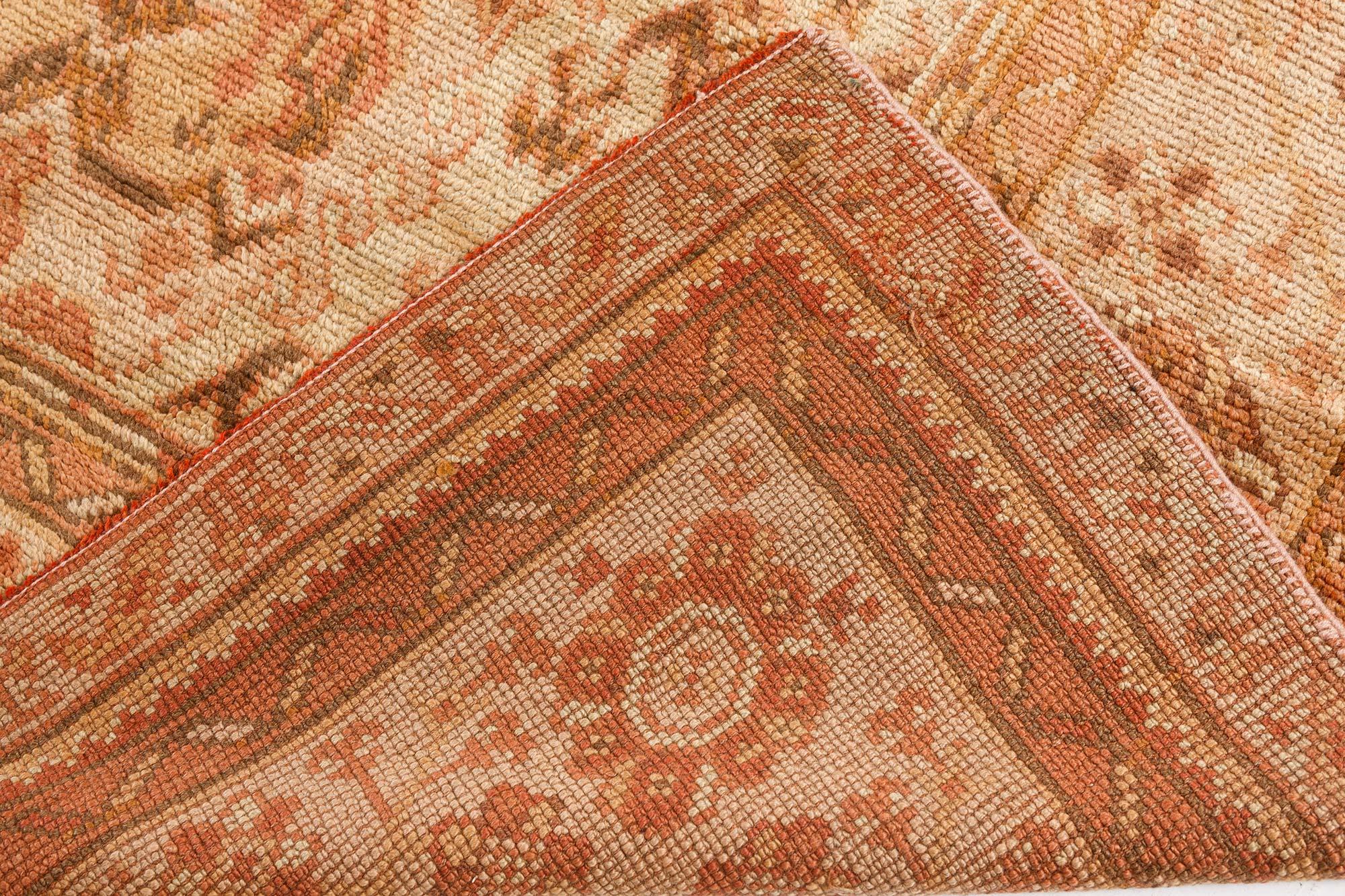 Oversized Vintage Turkish Oushak Carpet For Sale 2