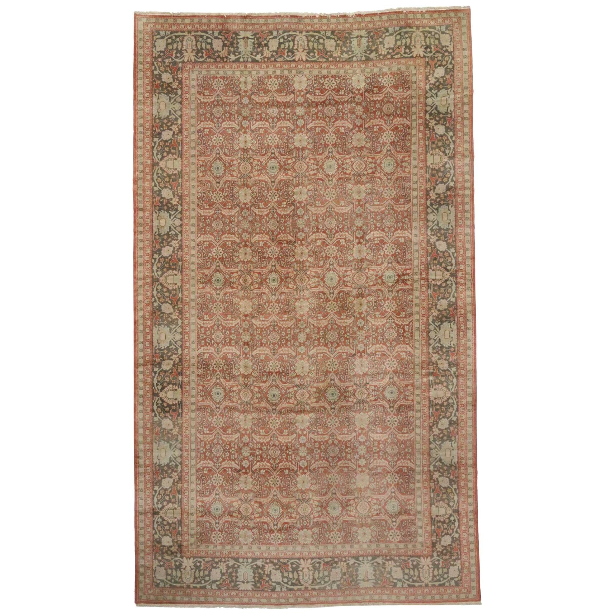 Übergroßer türkischer Sivas-Teppich im Vintage-Stil, 11'08 x 20'00