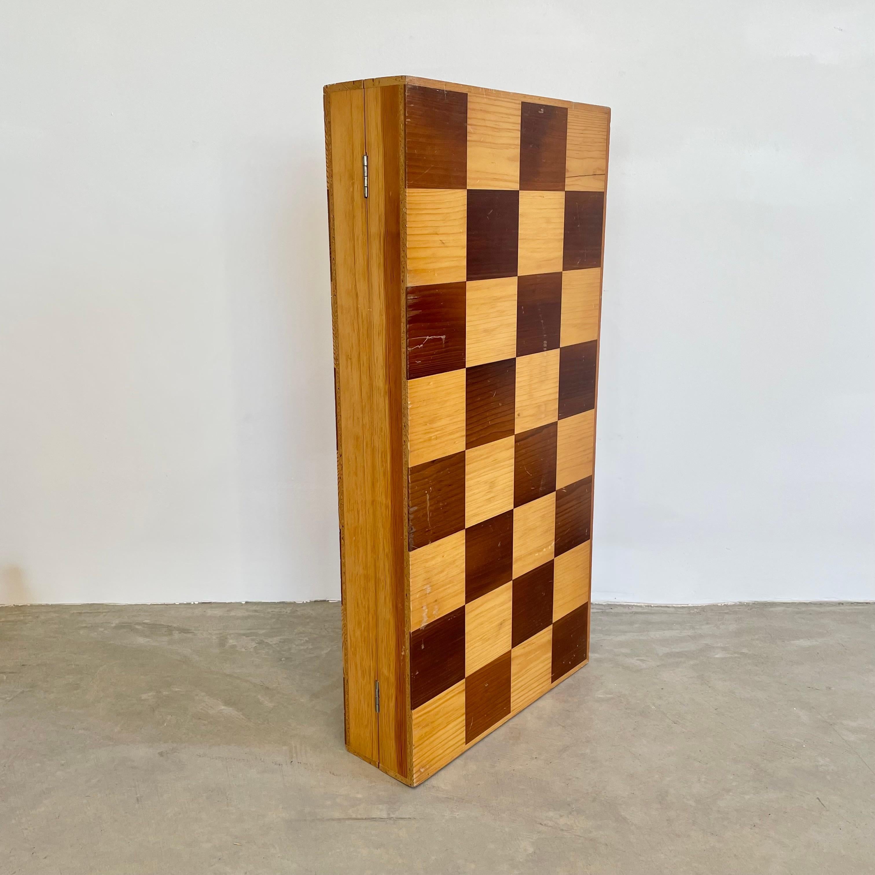 Oversized Wooden Chess Set, 1980s USSR For Sale 11
