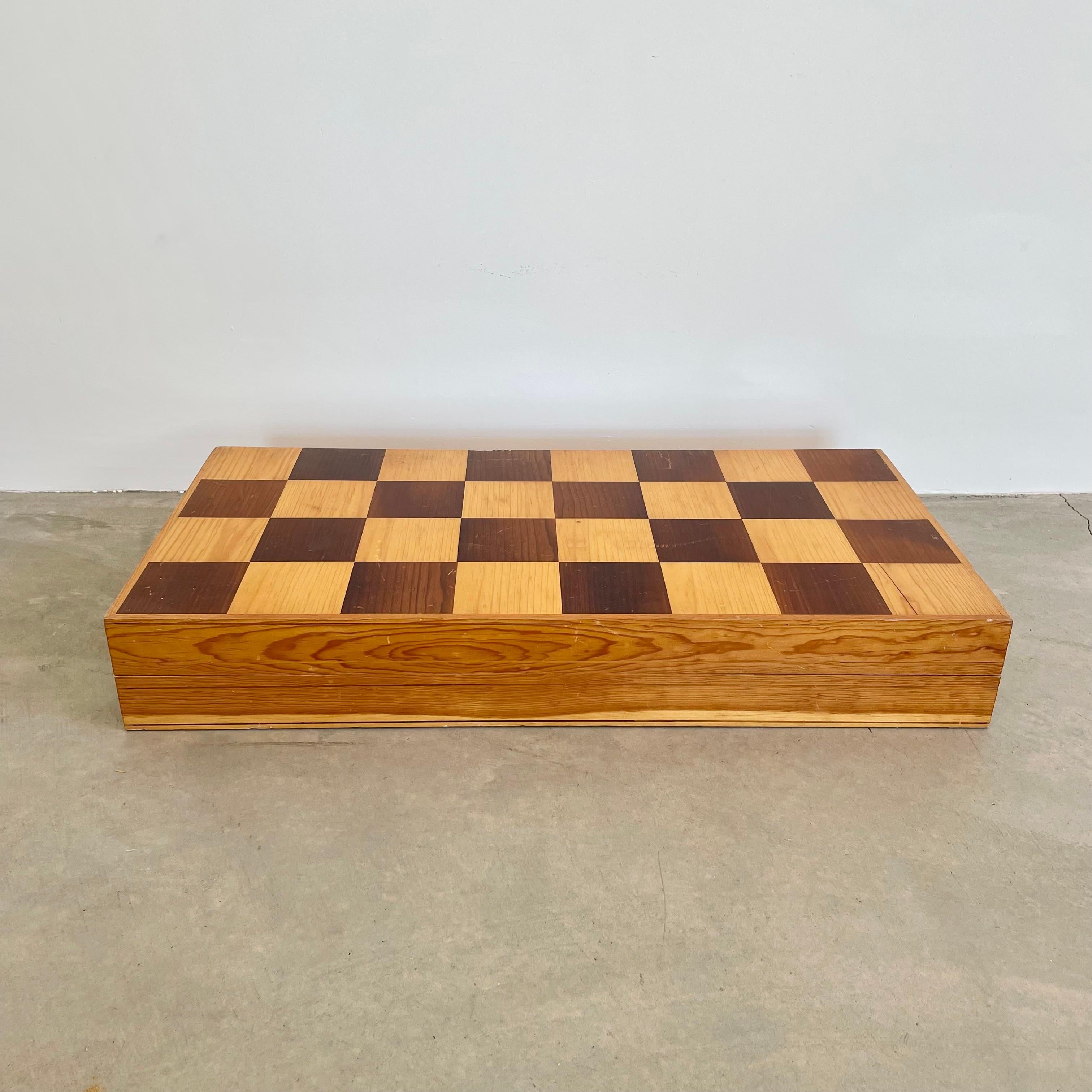 Oversized Wooden Chess Set, 1980s USSR For Sale 12